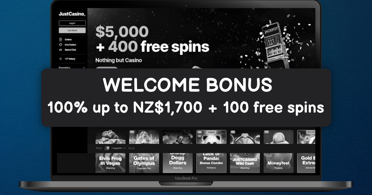 Just Casino NZ - Real Money Pokies & Live Casino Games Online